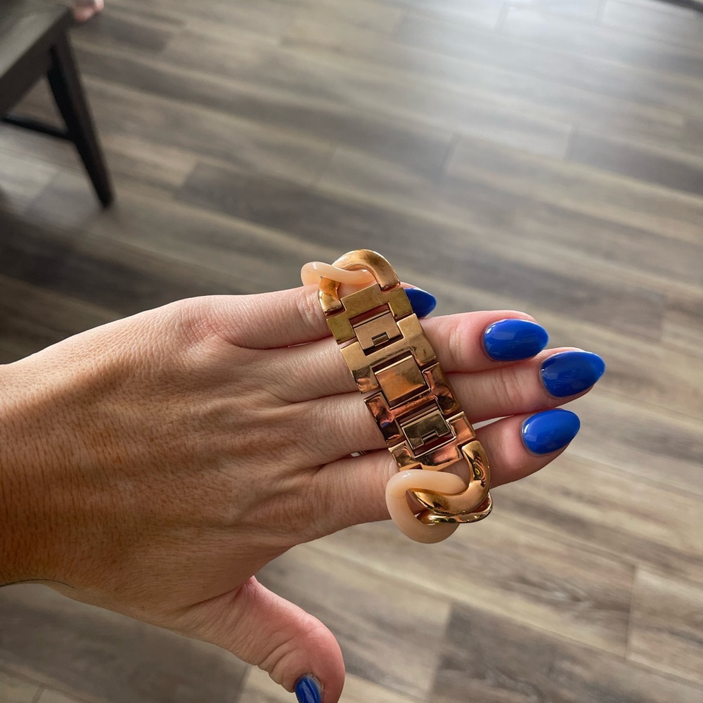 Michael Kors Runway Twist Rose and Gold watch!